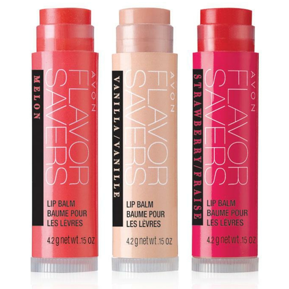 🍓💋STRAWBERRY 3pk-LipBalm AVON💋🍓
